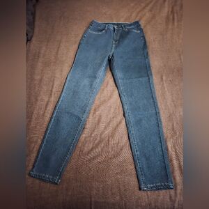 Women’s Stretch Straight Leg Jeans | Size XL | Medium Wash Denim